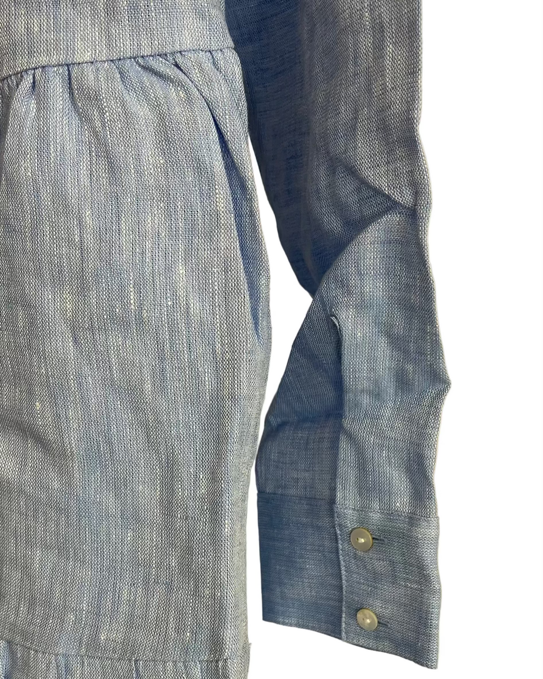 Light Blue Linen Dress - XS, S, M, L, XL