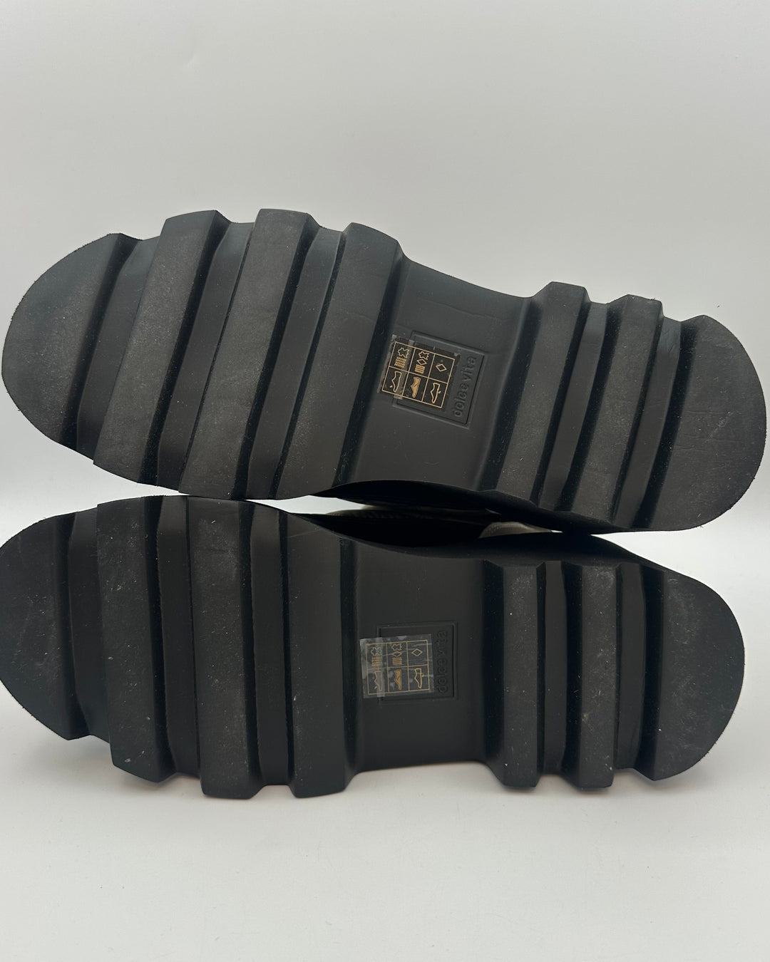 Olive Green Nylon Boots - Size 8 and 9.5