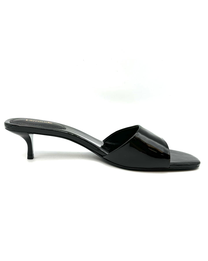 Black Patent Leather Mule - Size 9.5