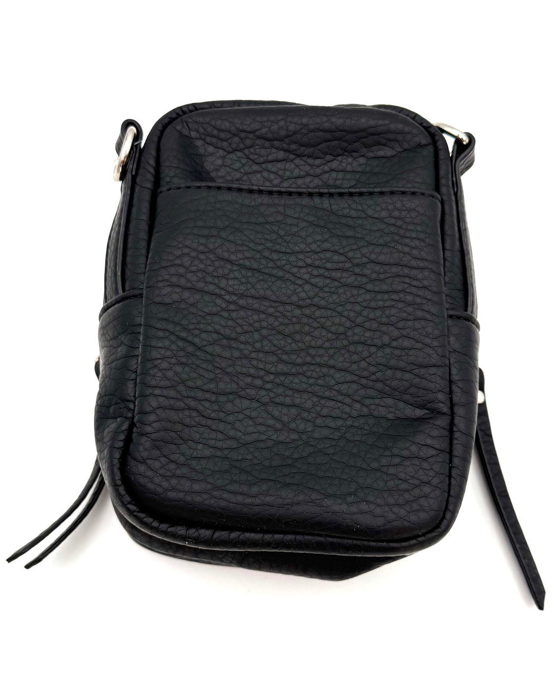 Black and Silver Chain Crossbody Bag