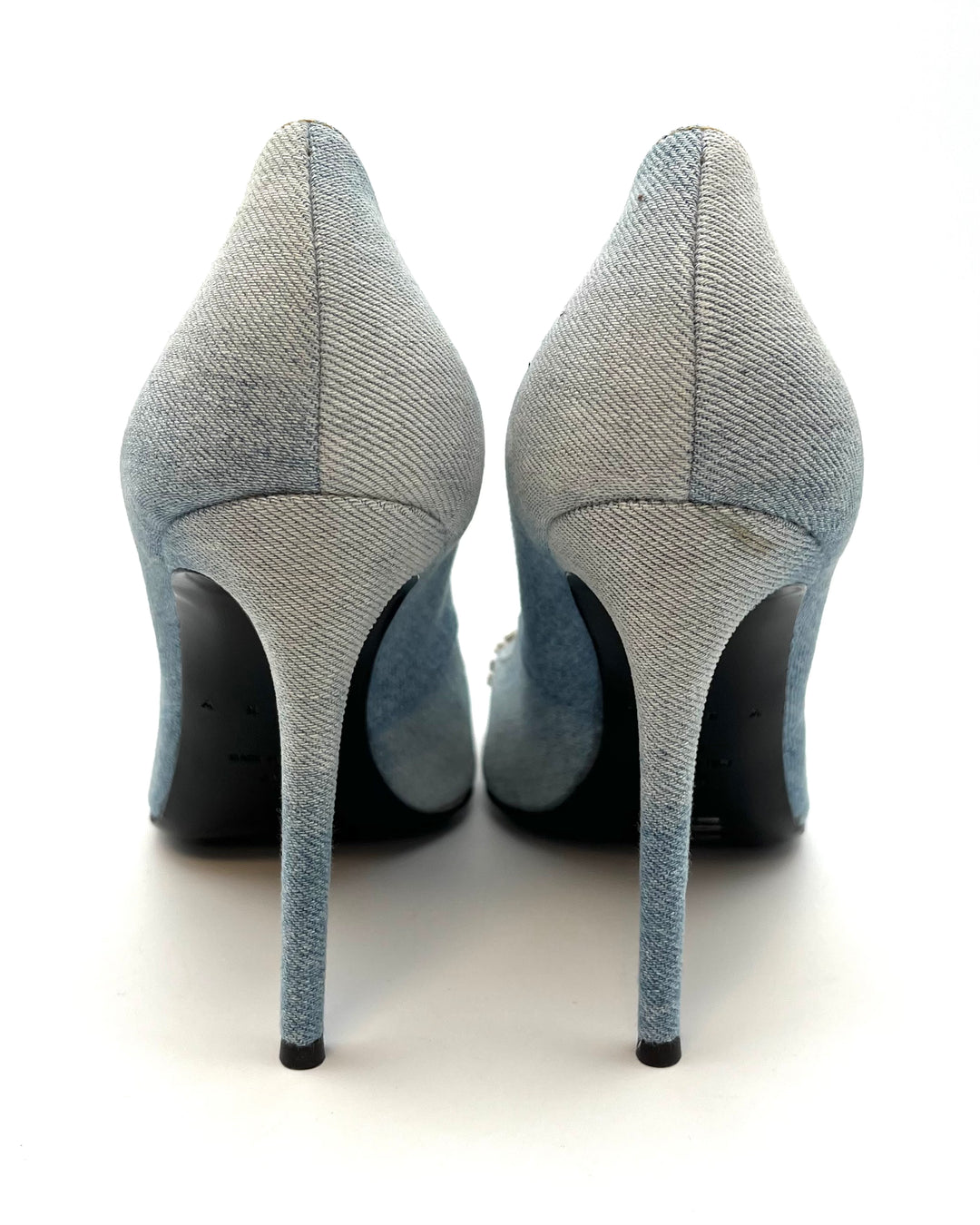 Denim Gem Heels - Size 10