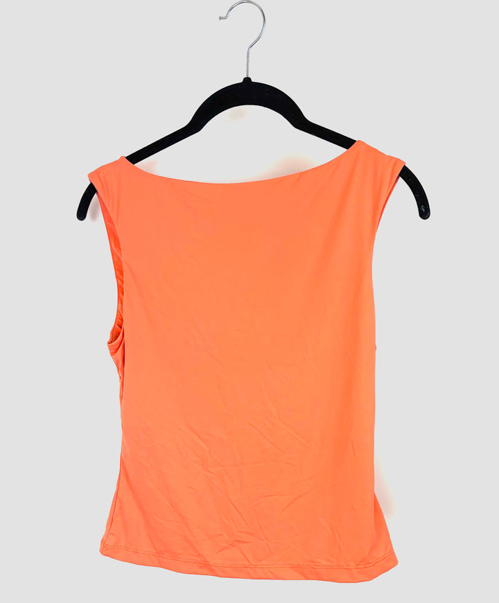 Cider Orange Boat Neck Top - Small