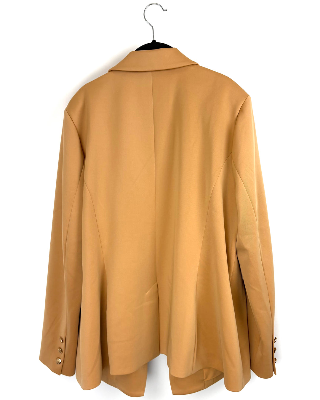 Caramel Blazer With Gold Buttons- 2X