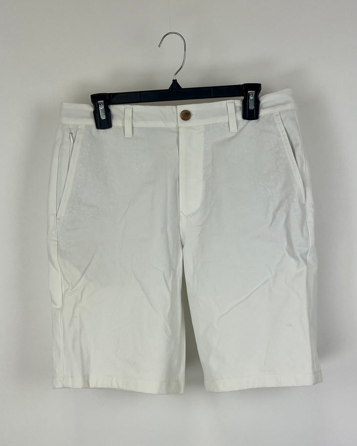 MENS Snow White Shorts - 32 Waist - 5" and 7" Inseams