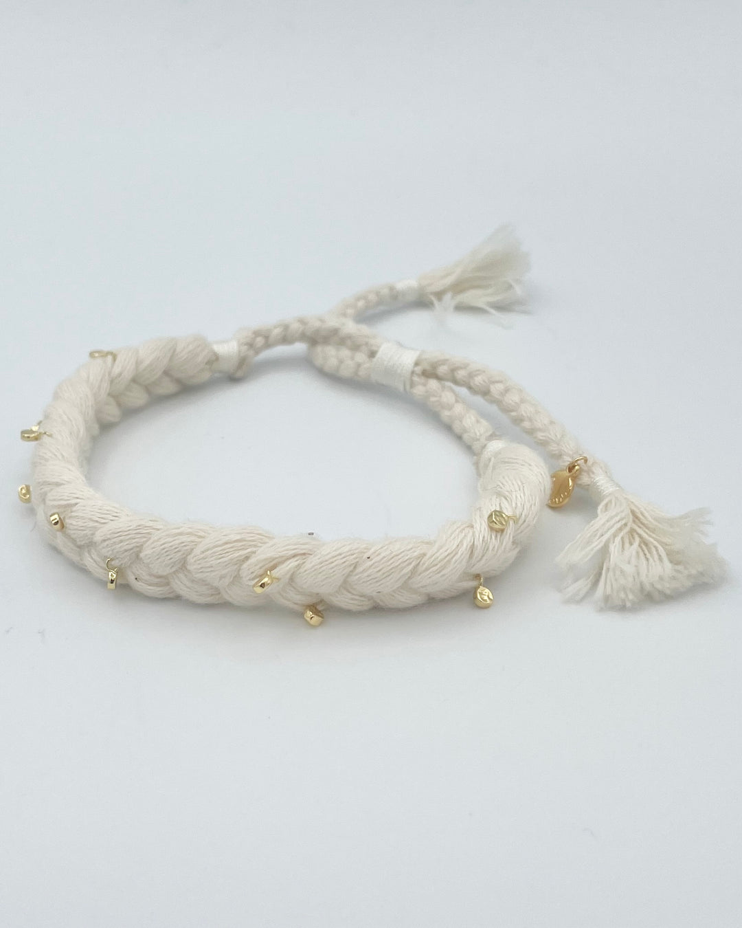 Cream Braided Bracelet