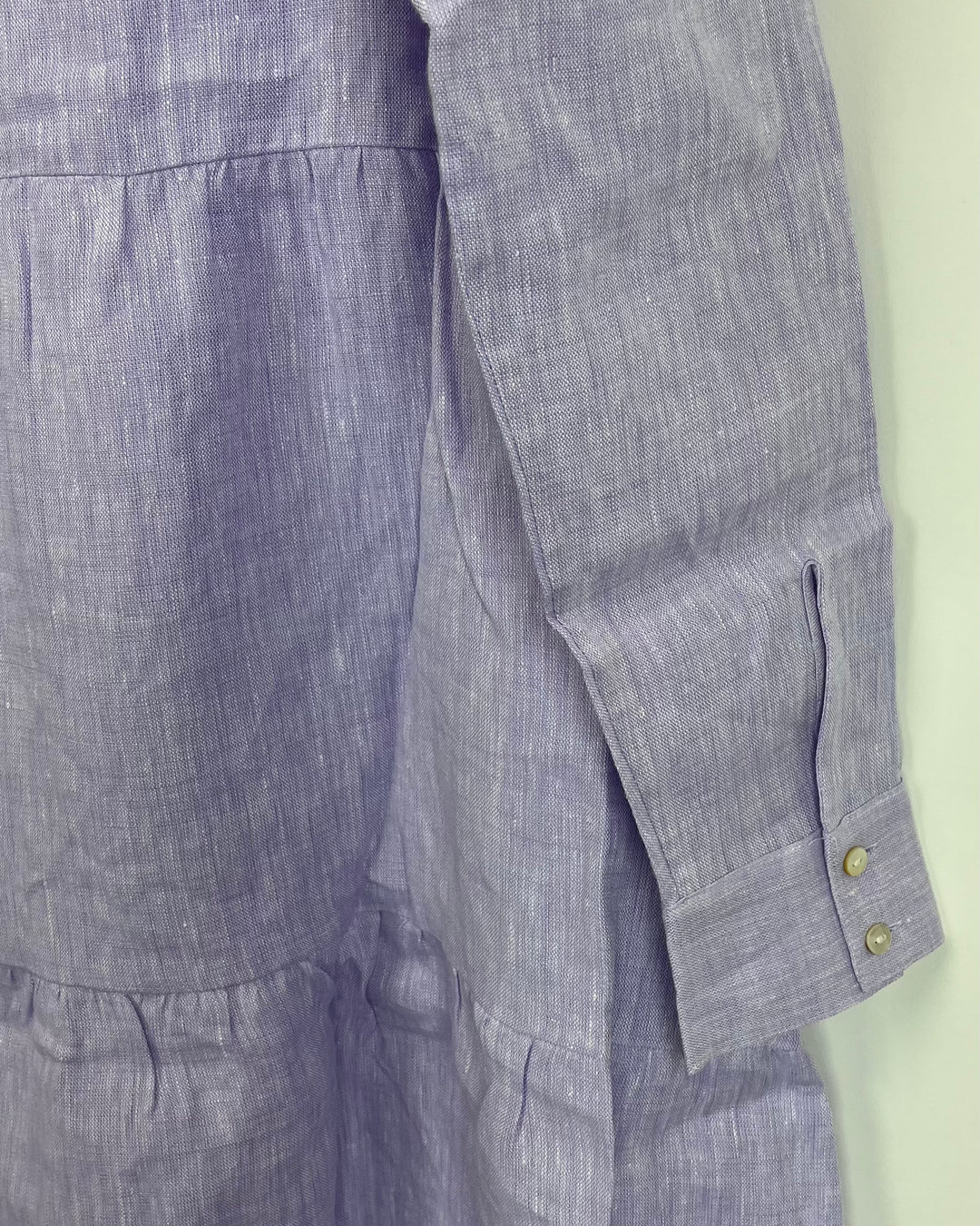 Lavender Purple Long Linen Dress - XS, S, M, L, XL