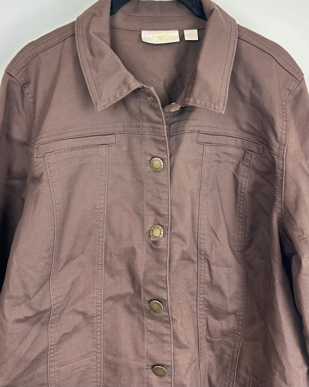 Brown Denim Jacket - Size 10/12