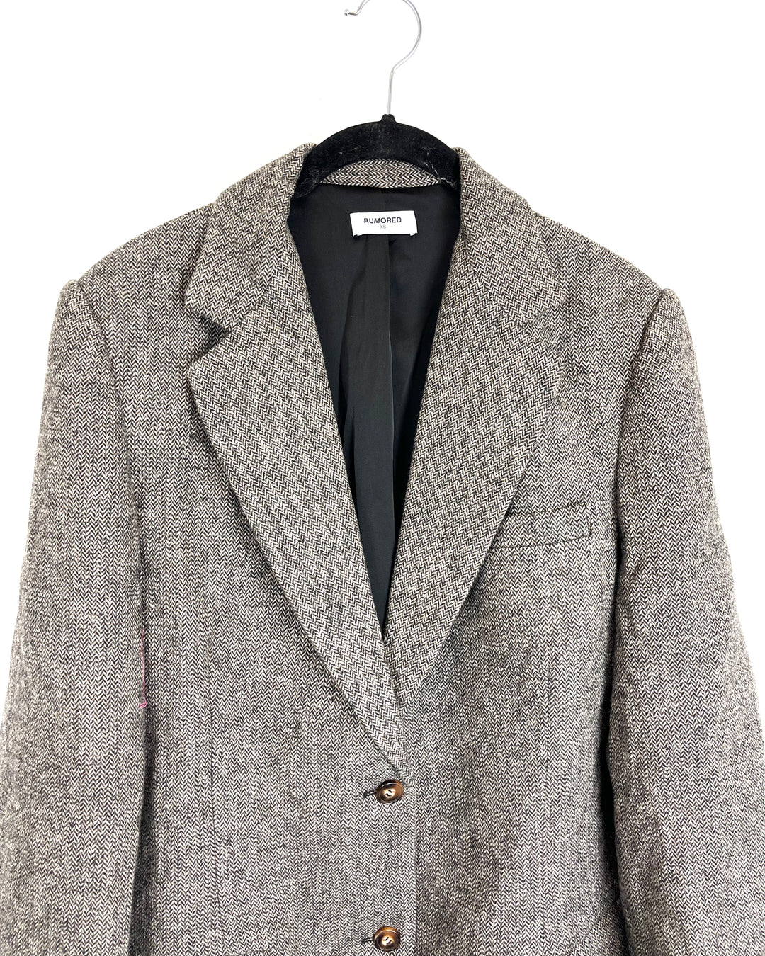 Brown Textured Coat - Size 4/6