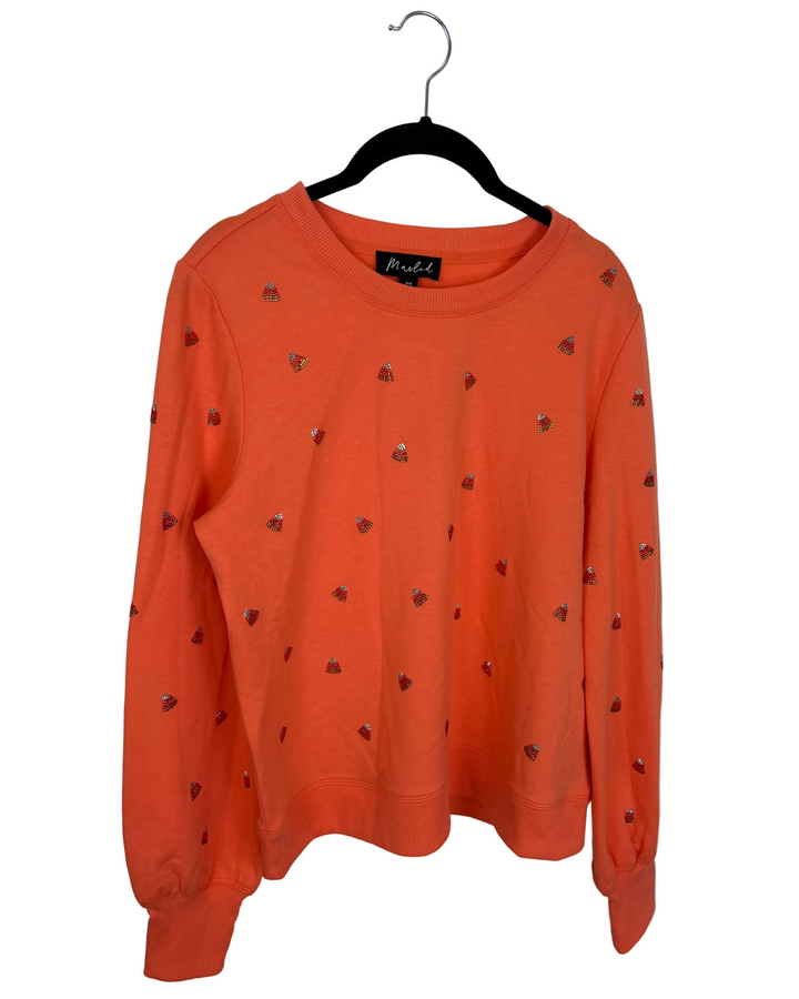 Orange Candy Corn Top - Size 4/6