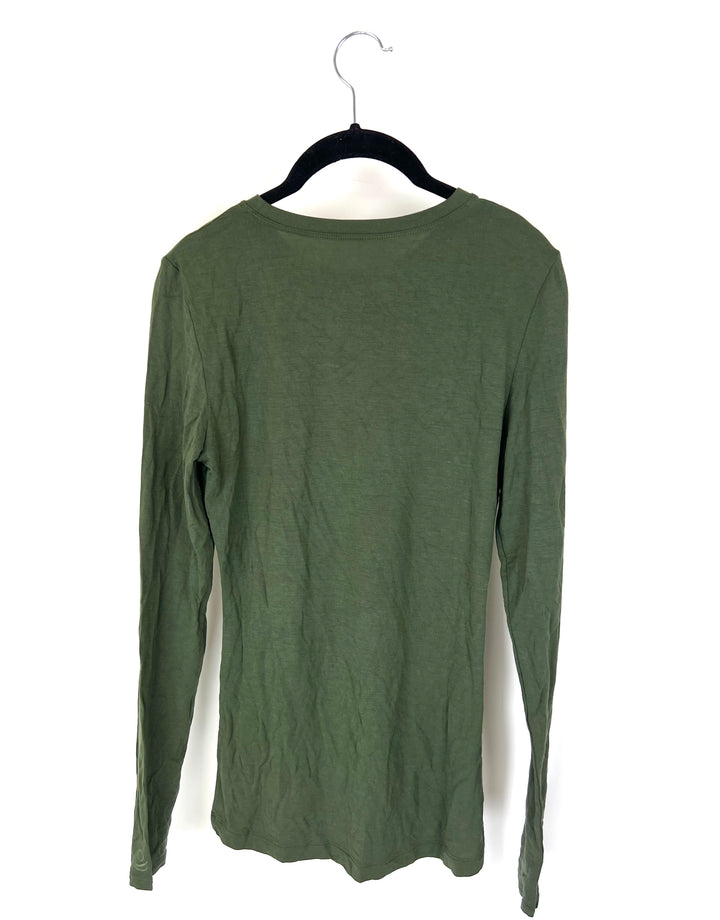 Dark Green Long Sleeve - Small