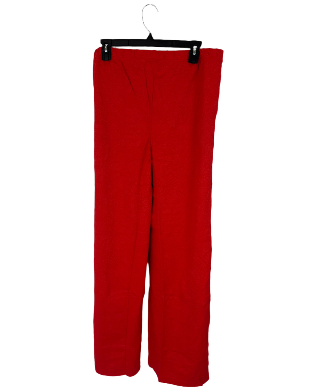Red Embossed Coverup Pants - Extra Large/Extra Extra Large