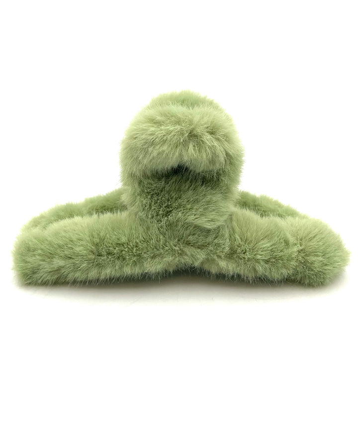 3 Pack of Fuzzy Claw Clips