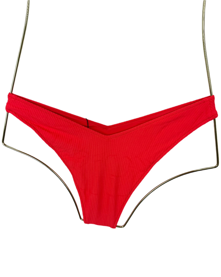 Neon Coral High Cut And Cheeky Bikini Bottom - XS, L, XL, XXL, XXXL