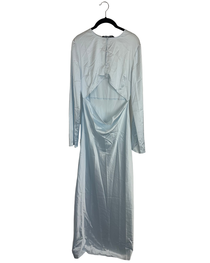 Lioness Blue Satin Dress - Extra Small