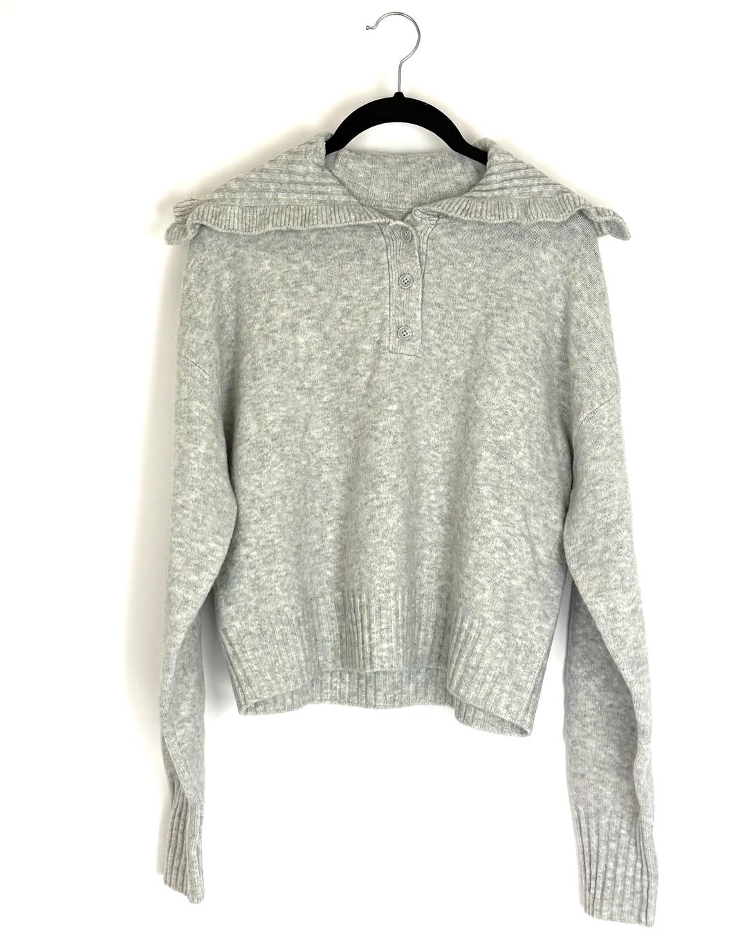 Gray Collared Sweater - Size 2/4