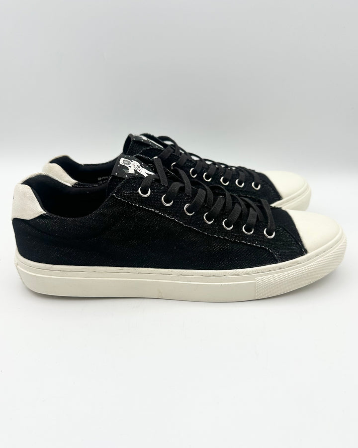 MENS Black Denim Sneaker - Size 7.5