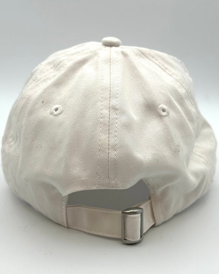 White & Red Rose Heart Baseball Hat - One Size