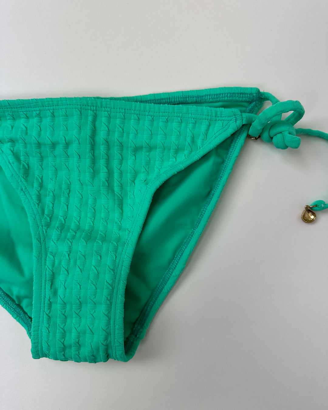 Mint Green Texture Swim Bottom - Small