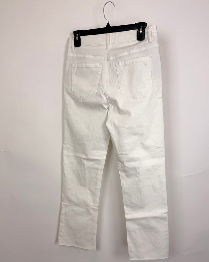 White Distressed Jean - Size 2/4
