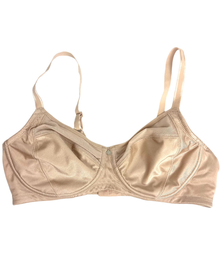 Shiny Sand Colored Wireless Bra - 34B, 34C and 38C