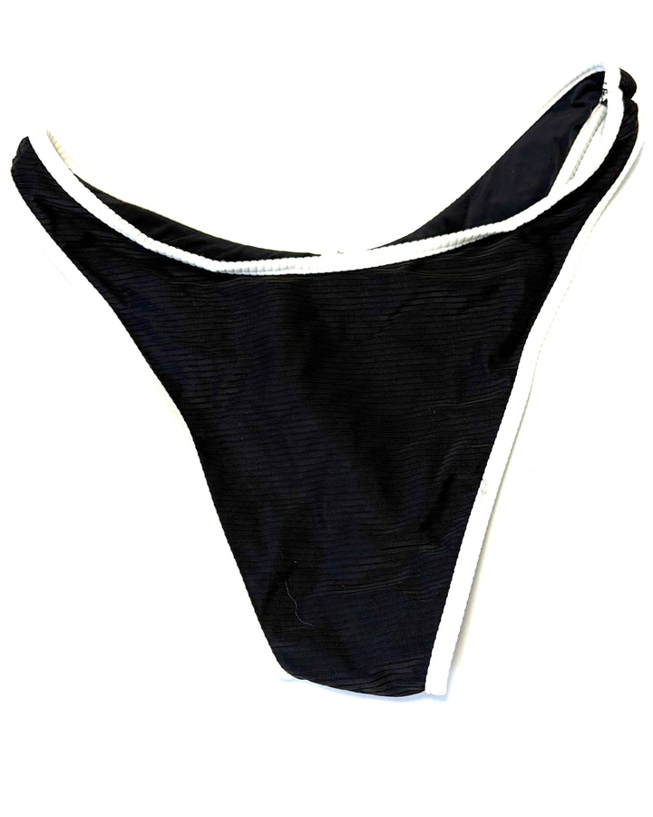 Black and white cheeky bottoms - S