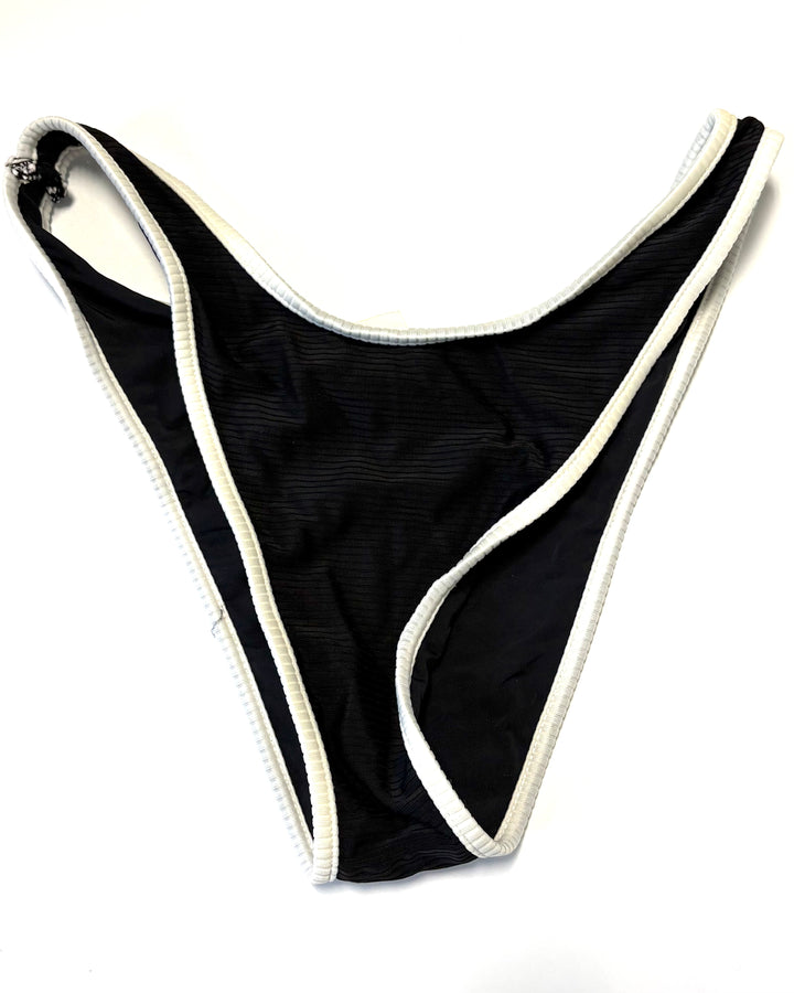 Black and white cheeky bottoms - S