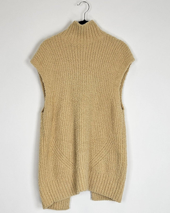 Dark Yellow Sleeveless Sweater - Size 8/10