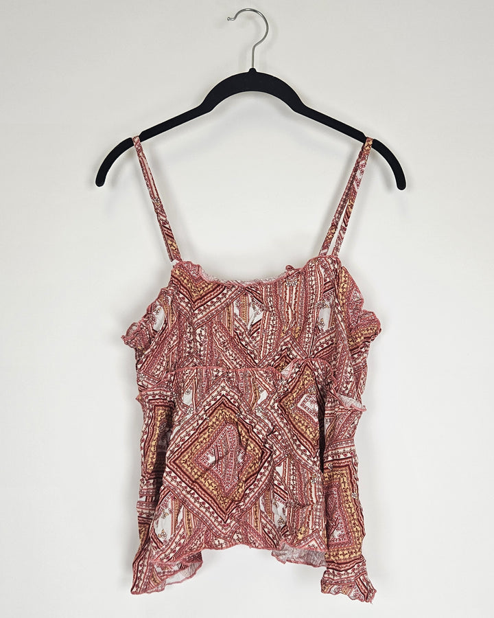 Red Camisole Top - Size 6/8