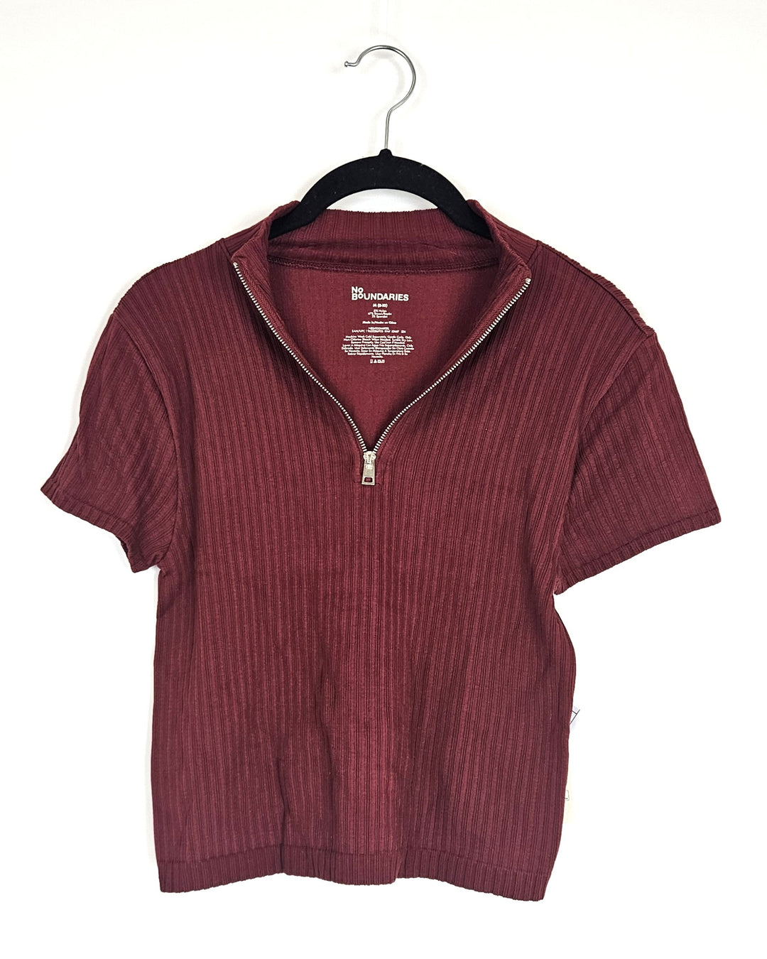Red Short-Sleeve Top - Size 6
