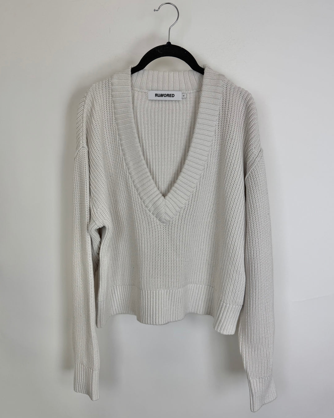 Ivory V-Neckline Sweater - Size 6/8