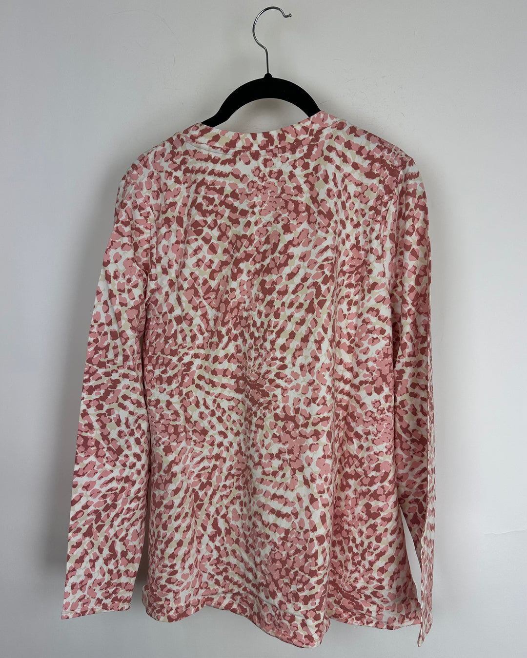 Pink Lightweight Animal Print Top - Size 6/8