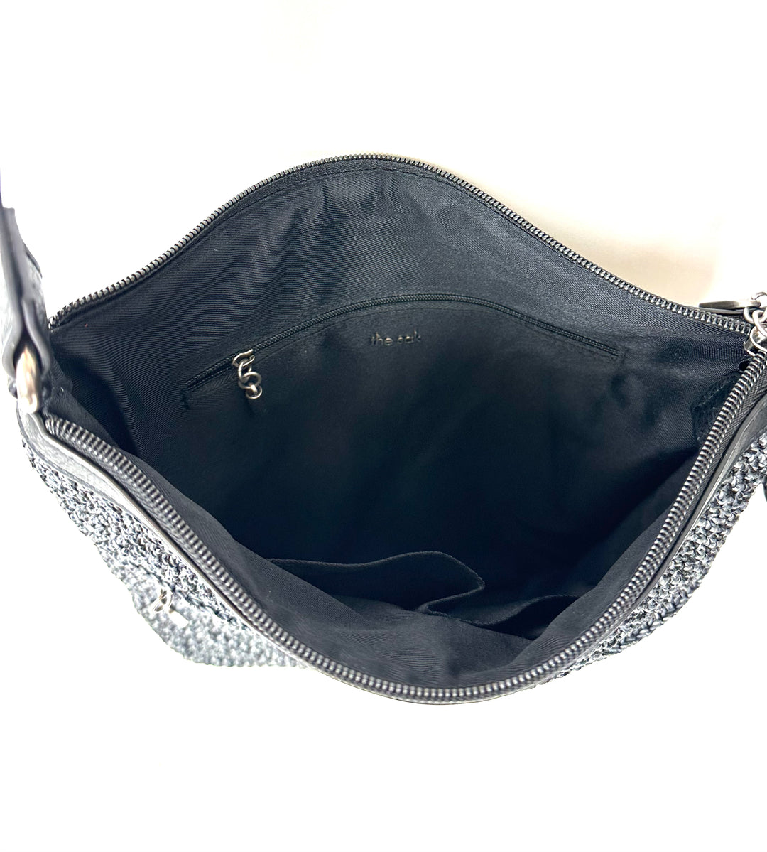 Black Crochet Crosbody Bag