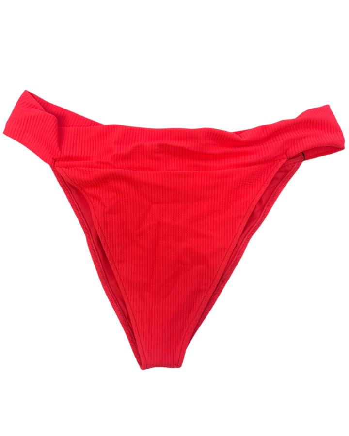 Neon Coral Cheeky Bikini Bottom -  Extra Extra Large