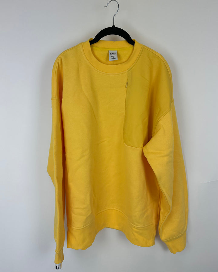 Unisex Mustard Yellow Crewneck - Mens Medium / Women Large