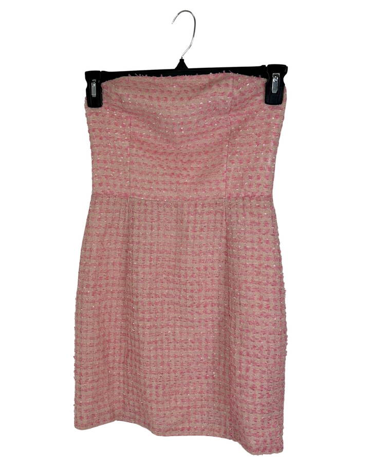 Pink Tweed Dress - Size 4