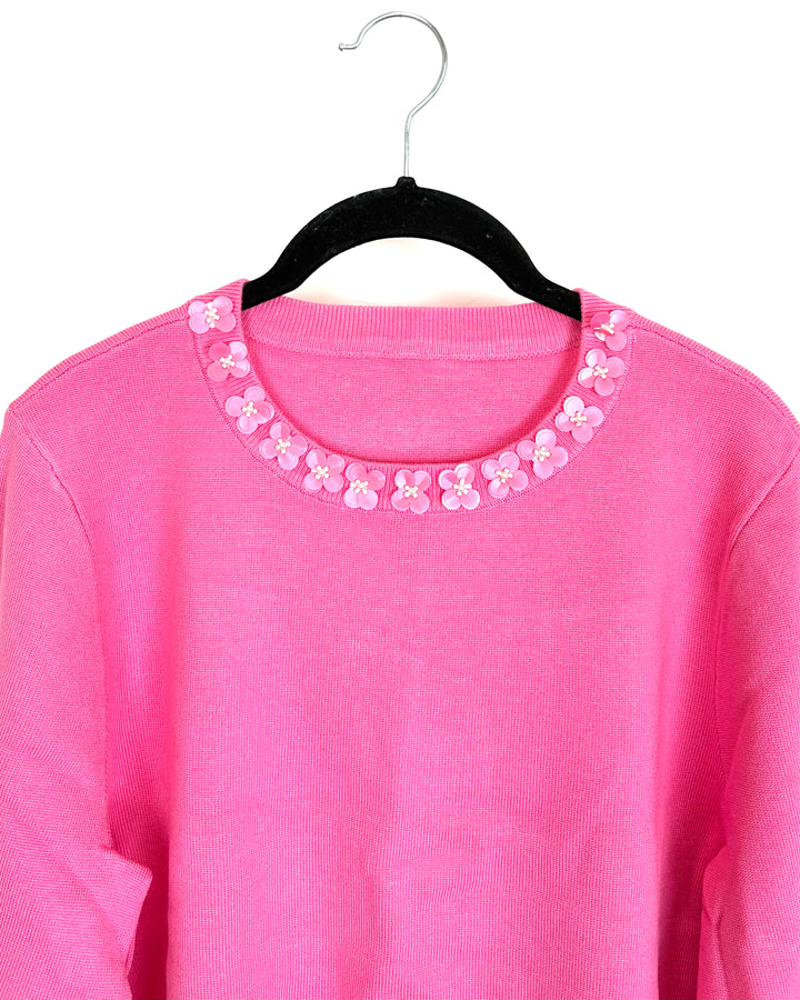 Pink Long Sleeve Sweater - Size 4/6