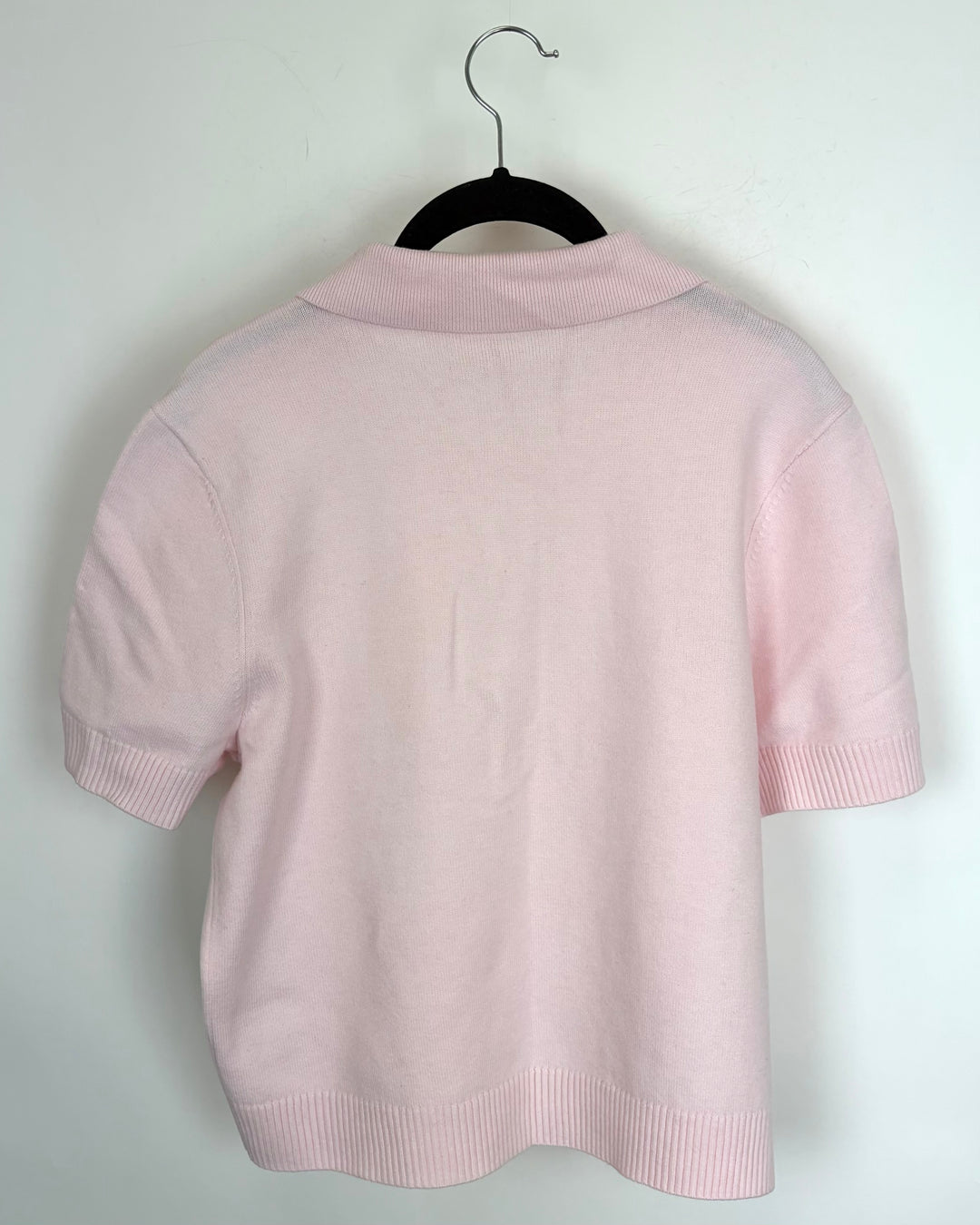 Pink Short Sleeve Sweater - Size 4/6