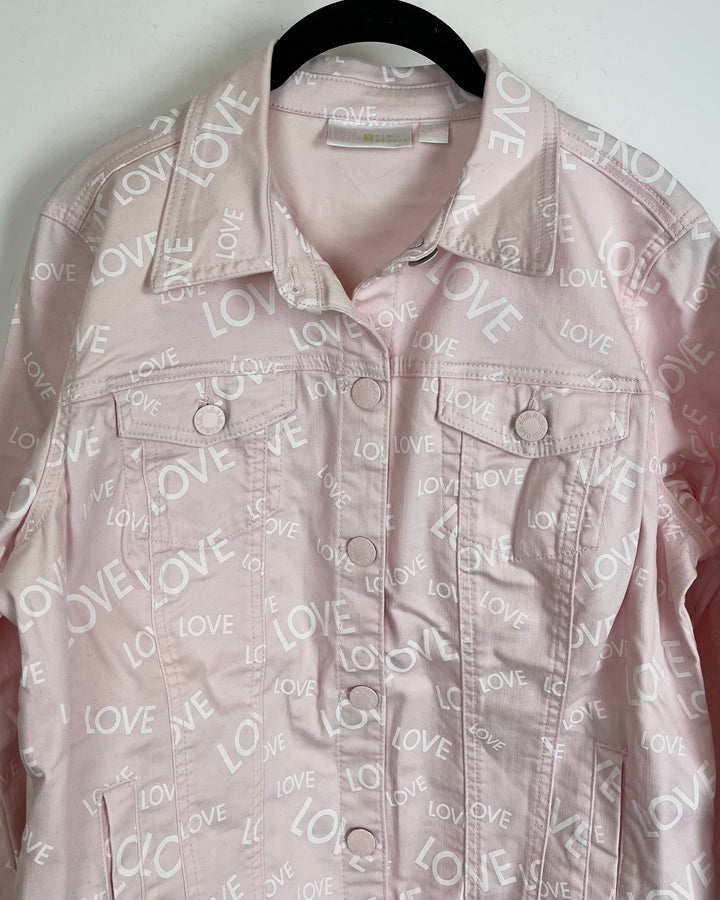 Light Pink Love Jacket - Size 6