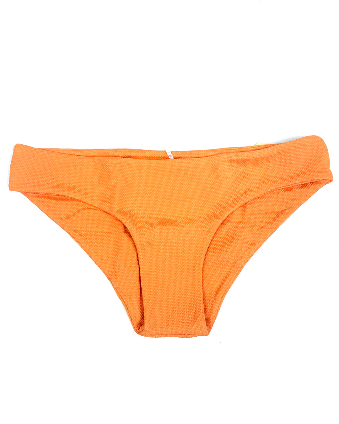 Creamsicle Orange Textured Classic Bikini Bottom - S, M, L, XL