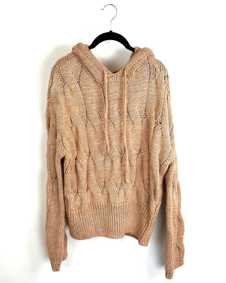 Tan Knit Sweater - Size 8/10
