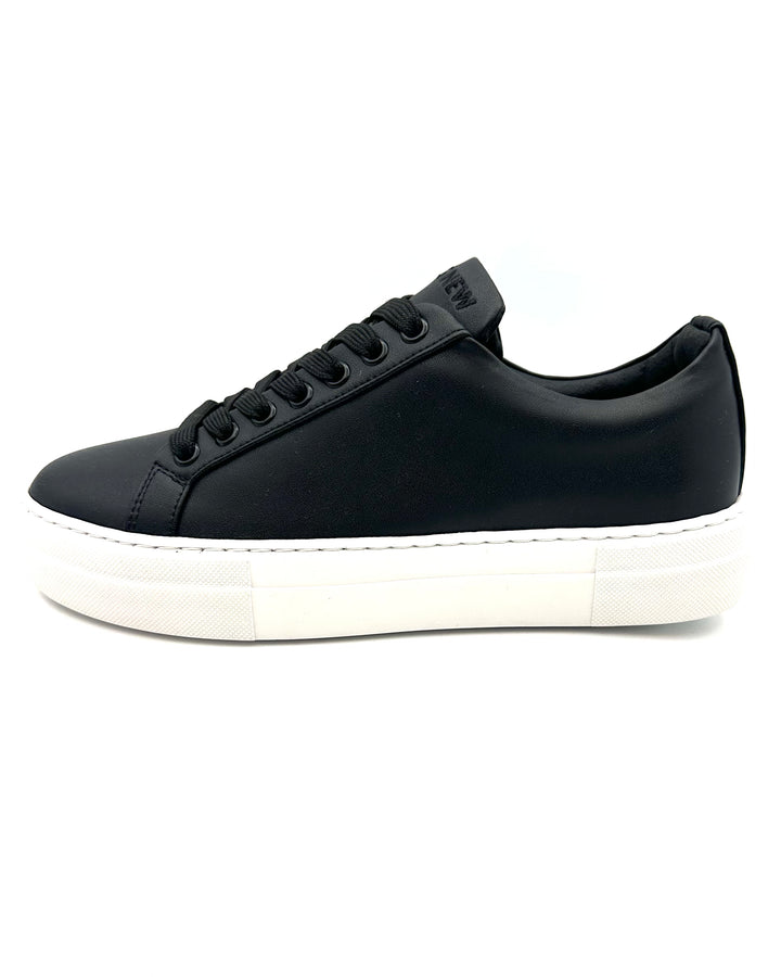 Black Leather Sneaker - Size 6