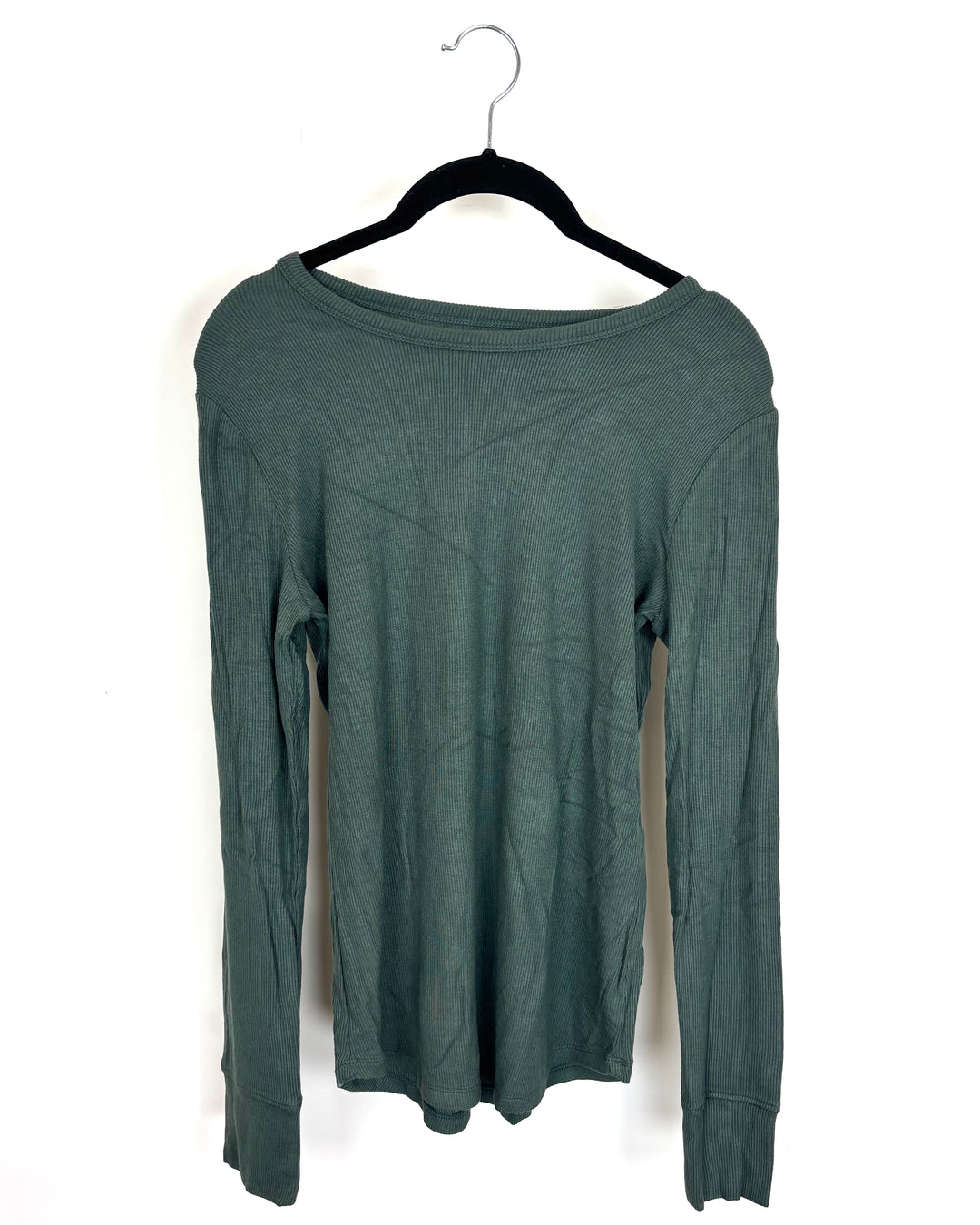 Dusty Green Long Sleeve Shirt - Size 4/6