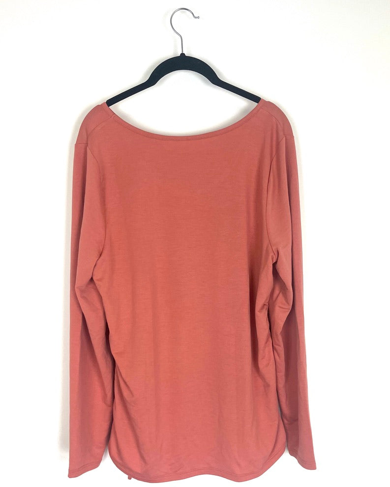 Orange Long Sleeve- Size 10/12