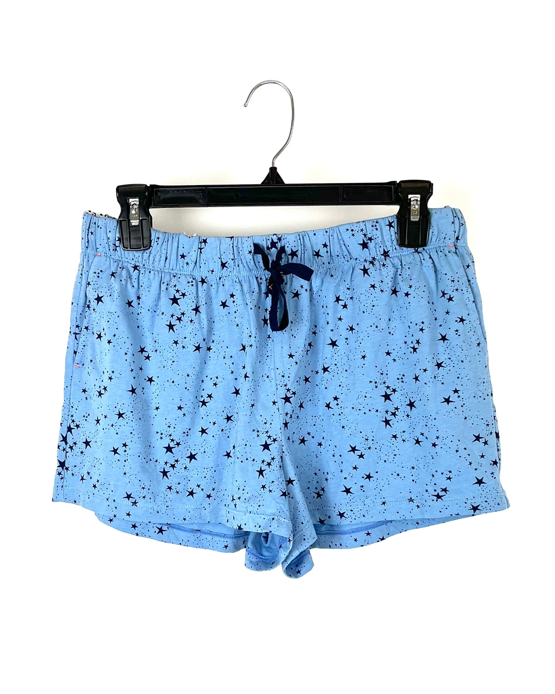 Blue Star Print Sleepwear Shorts - Small
