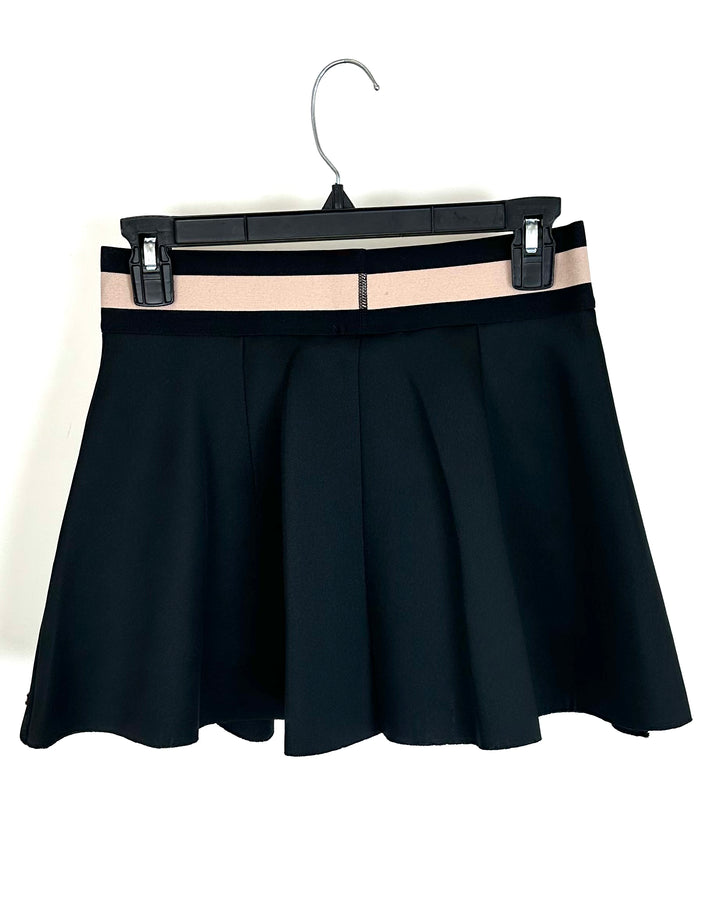 Black Scuba Skort - Extra Small, Small, Large