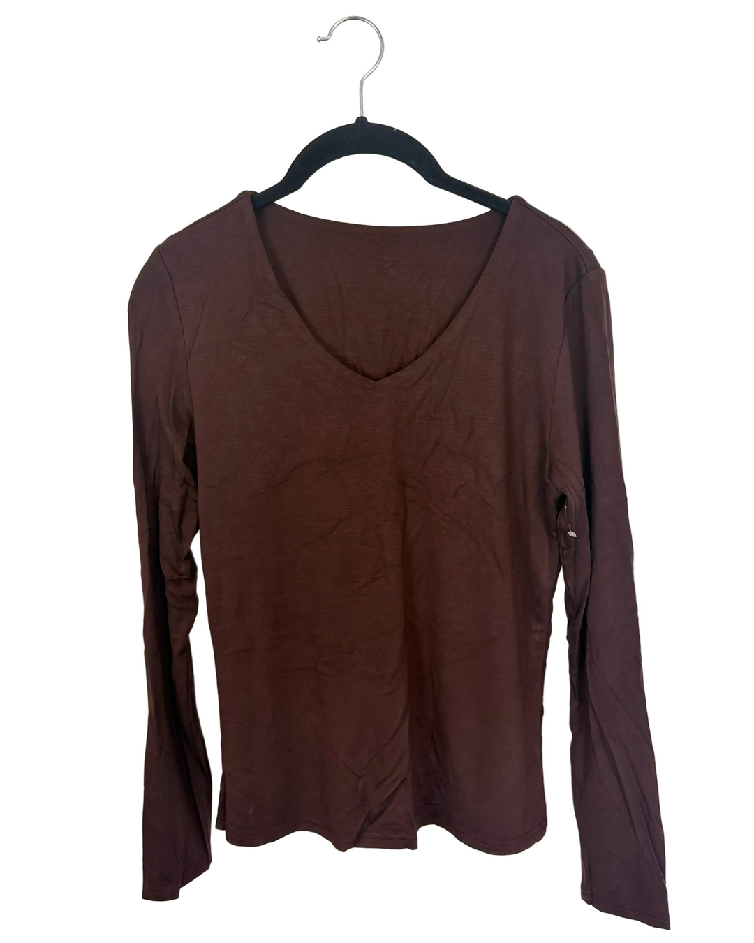 Brown V-Neck Top – Size 2/4