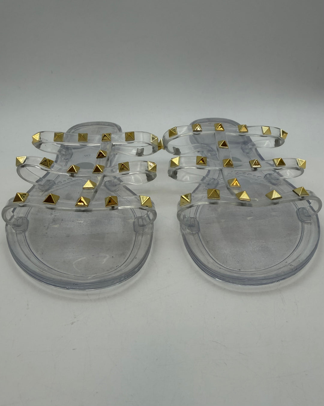 Clear Jelly Sandals - Size 9