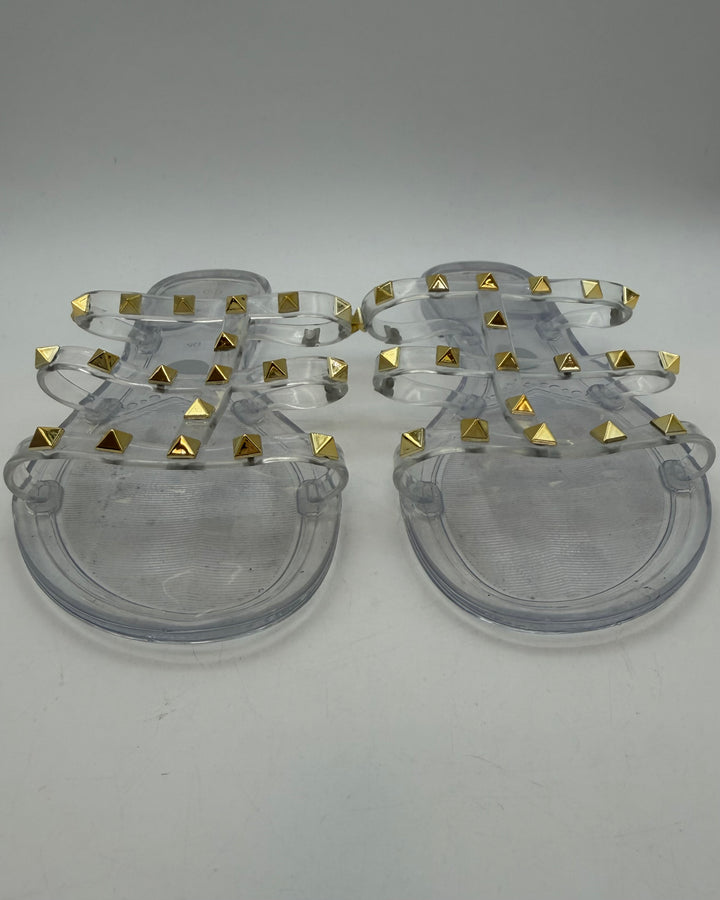 Clear Jelly Sandals - Size 9