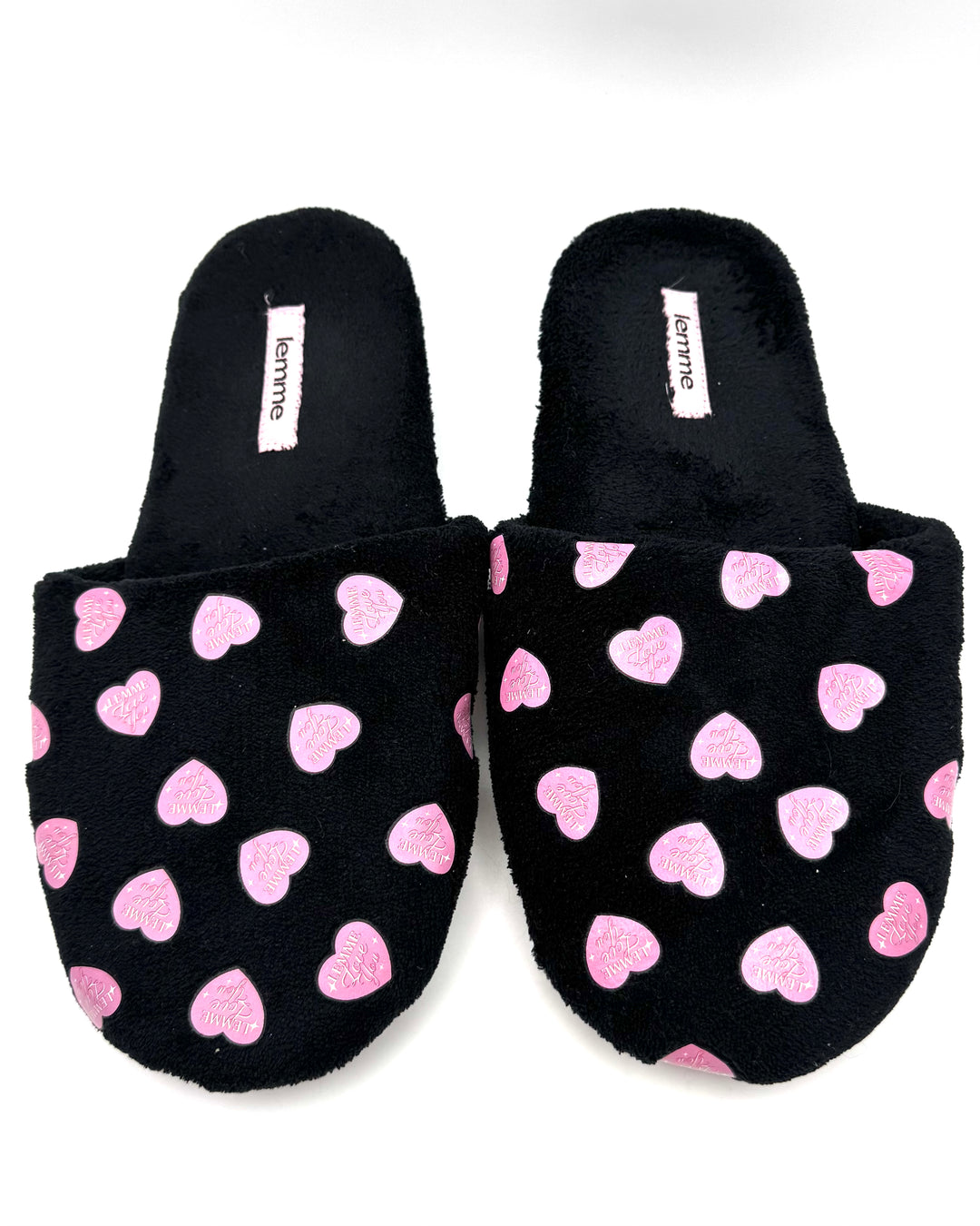 Lemme Black Slippers - Size 7/8