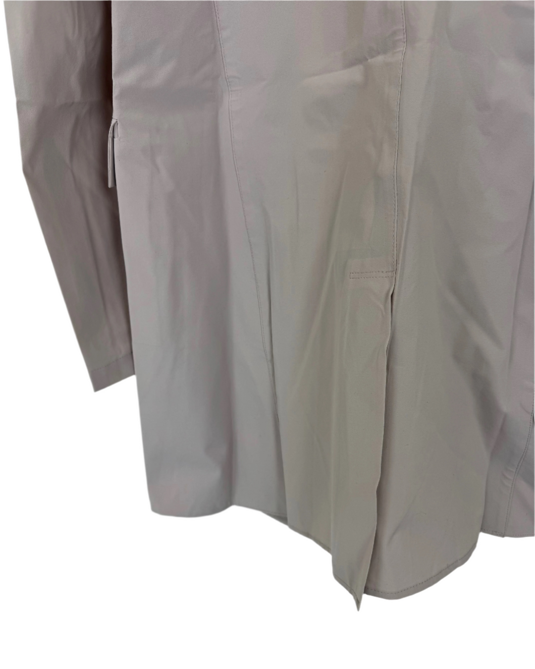 Light Mauve Button Down Raincoat - Size 0 - 6